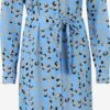 Vero Moda Tall Robes Fluides Robe-chemise Nya Femme Bleu Clair -Joli Mode Soldes Magasin 45d0dbd10b3bd4bbbd01ba509ee0670b