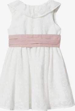 Mango Kids Robes Robe Valeria Enfants Blanc