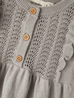 NAME IT Robes Et Jupes Robe Enfants Gris -Joli Mode Soldes Magasin 46777d89bc5edb075f253b4fc803b38b