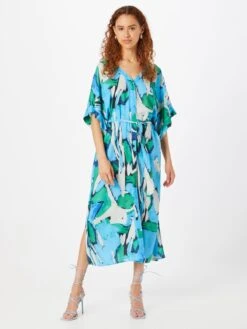 Monki Robes Fluides Robe-chemise Femme Saphir / Azur -Joli Mode Soldes Magasin 48fc88a8df3210004ab2237ae3cc695f