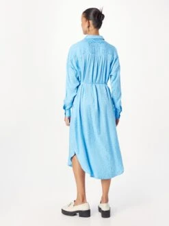 Soft Rebels Robes Fluides Robe-chemise Freedom Femme Bleu Clair -Joli Mode Soldes Magasin 49d69227f02bb7c02fa71a0fbb31f862