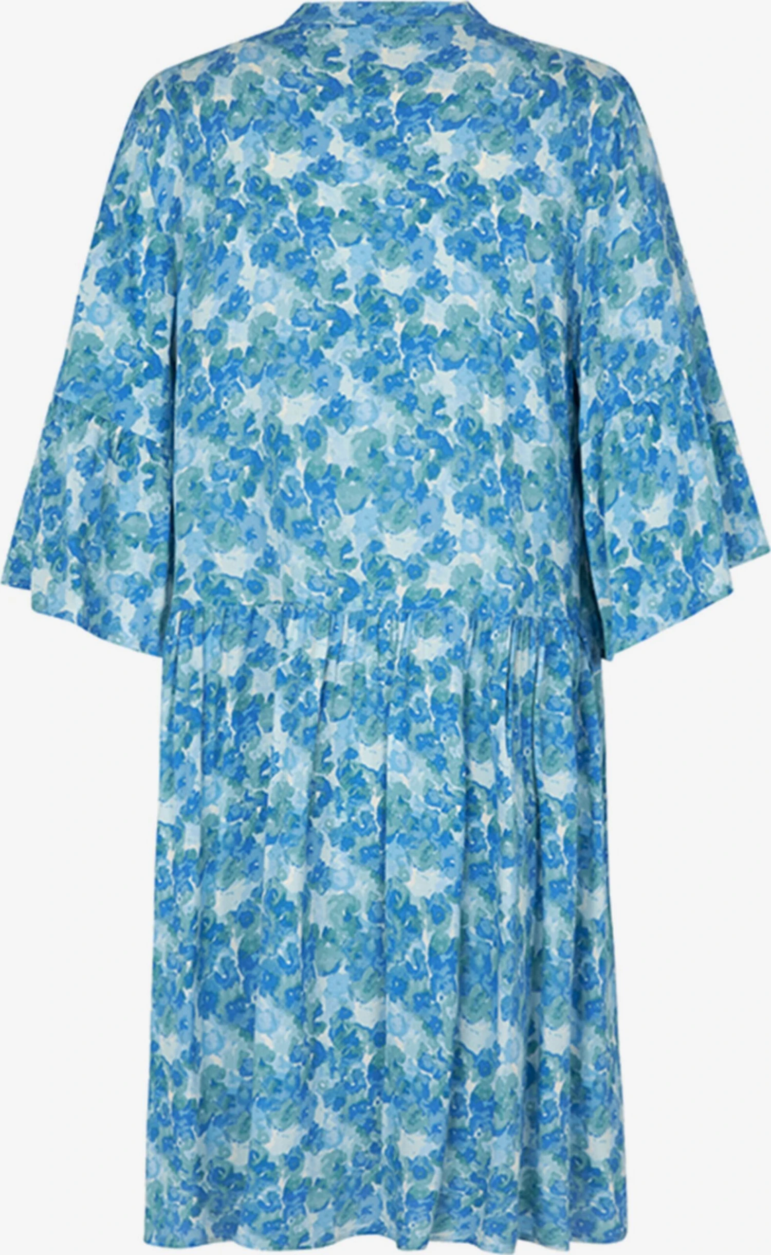 MbyM Robes Fluides Robe-chemise Agafia Femme Bleu Roi / Bleu Clair 4 MbyM Robes Fluides Robe-chemise Agafia Femme Bleu Roi / Bleu Clair – Image 2