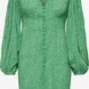 ONLY Robes Fluides Robe-chemise Leonora Femme Vert Gazon -Joli Mode Soldes Magasin 4dde18d39ccc03e5e2097488dc8a855a