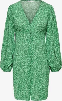 ONLY Robes Fluides Robe-chemise Leonora Femme Vert Gazon