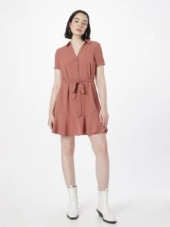 About You Robes Fluides Robe-chemise Tania Femme Rose -Joli Mode Soldes Magasin 4edaebb808f09f1ee9ff91209f9b1ec2