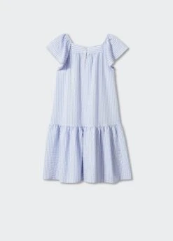 Mango Kids Robes Robe Alguer Enfants Bleu Clair -Joli Mode Soldes Magasin 4f0f546416d8f93b47dec4b63f864313