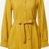 EDITED Robes Fluides Robe-chemise Hanka Femme Jaune 2 EDITED Robes Fluides Robe-chemise Hanka Femme Jaune -Joli Mode Soldes Magasin 50284891517a5fc5b5193fbe7b7370c4
