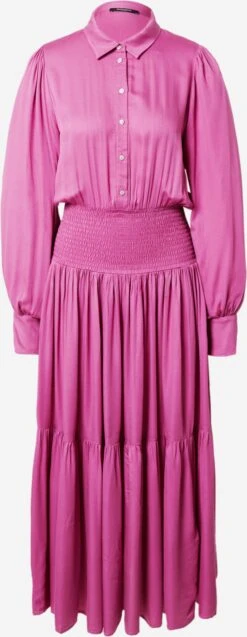 Bruuns Bazaar Robes Fluides Robe-chemise Bauma Leanne Femme Fuchsia