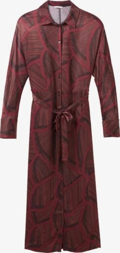 Tom Tailor Robes Fluides Robe-chemise Femme Bordeaux