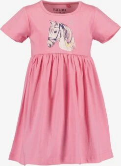 Blue Seven Robes Robe Enfants Bleu Foncé / Rose Clair -Joli Mode Soldes Magasin 53fc189079def56dd58e982478301e96
