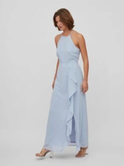 Vila Robes De Soirée Robe De Soirée MILINA Femme Bleu Fumé -Joli Mode Soldes Magasin 563e5a15e278f2642c2c44f0bc2d4239