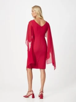 APART Robes Fourreaux Robe Fourreau Femme Rouge -Joli Mode Soldes Magasin 56e862f672e6c79d0eff043887584015