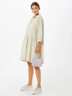 Y.A.S Robes Fluides Robe-chemise Femme Beige -Joli Mode Soldes Magasin 5807beb1f6658eb157d01e8b4fe43a0a