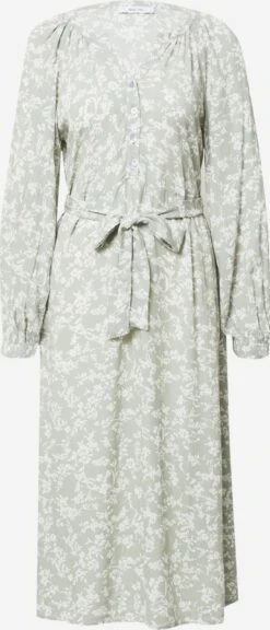 About You Robes Fluides Robe-chemise Loreen Femme Vert Pastel