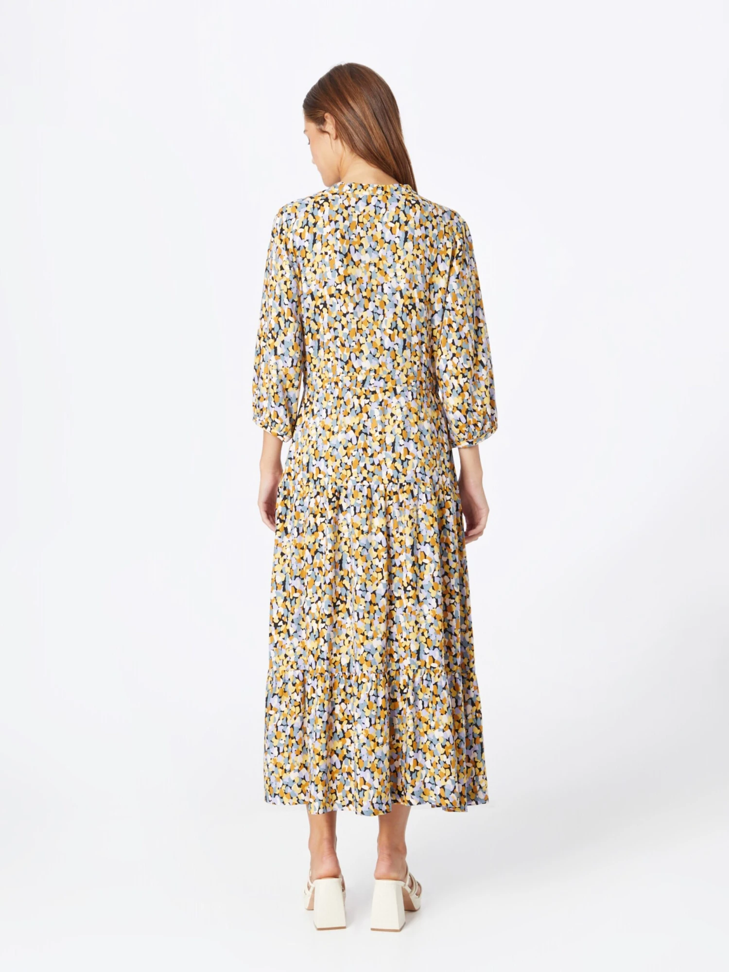 Robes Fluides Robe-chemise BALENDINE Femme Mélange De Couleurs 6 Robes Fluides Robe-chemise BALENDINE Femme Mélange De Couleurs – Image 4