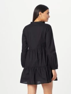 About You Robes Fluides Robe-chemise Caren Femme Noir -Joli Mode Soldes Magasin 59c33b7363fe6411c293240394471d1c