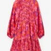 Desigual Robes Robe Enfants Rose / Rouge -Joli Mode Soldes Magasin 5a7e1fbfaf1b77809a9ad5697b251481