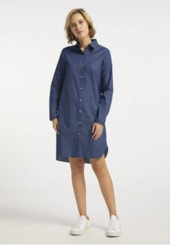 Robes Fluides Robe-chemise Femme Bleu Nuit -Joli Mode Soldes Magasin 5ae74d448a4e82e02f8036f9c78e8831