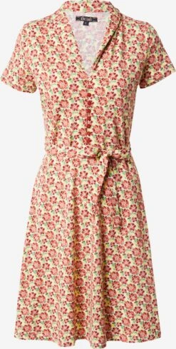 King Louie Robes Fluides Robe-chemise Emmy Femme Orange