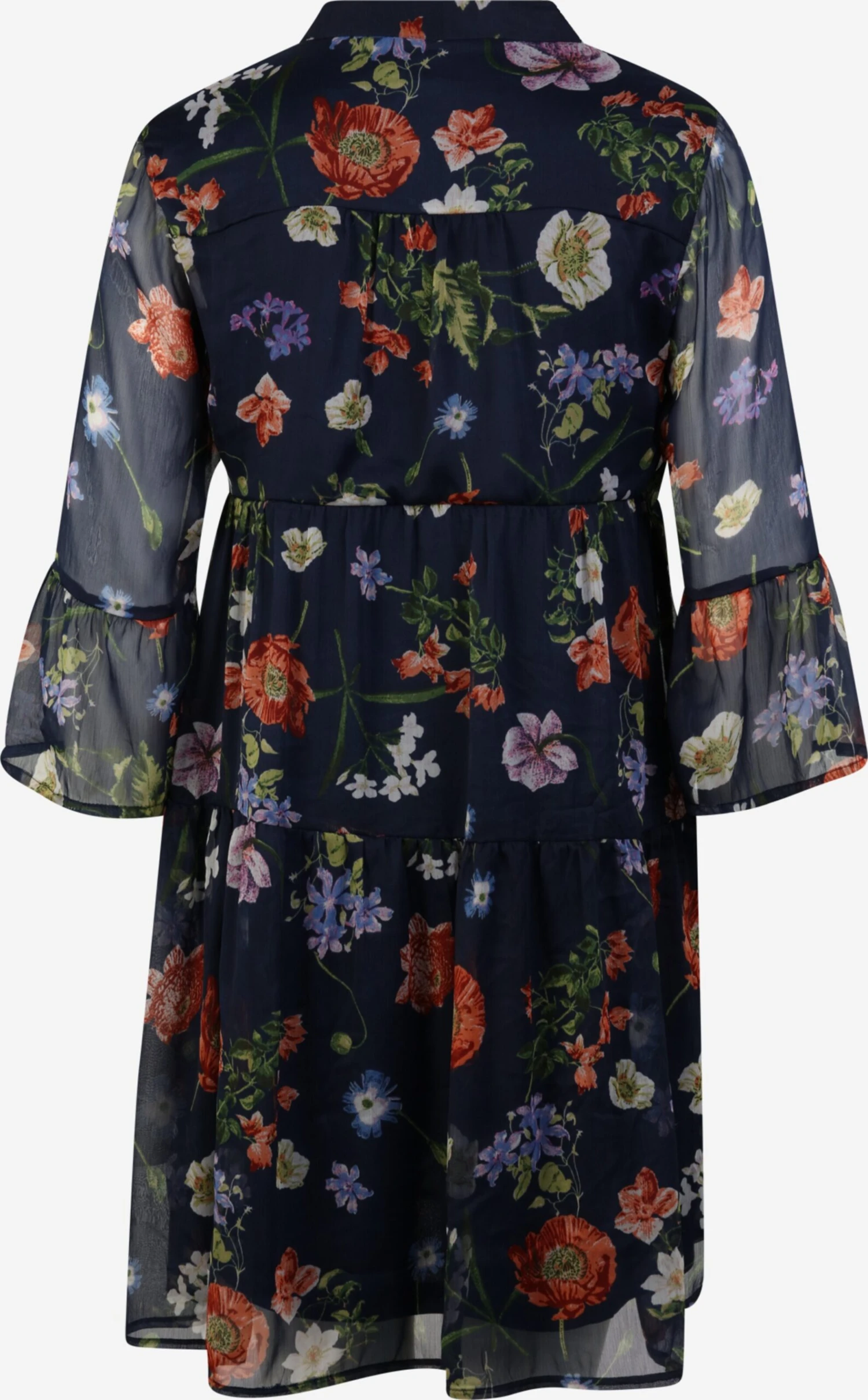 Vero Moda Petite Robes Fluides Robe-chemise KAYA Femme Bleu Marine 4 Vero Moda Petite Robes Fluides Robe-chemise KAYA Femme Bleu Marine – Image 2