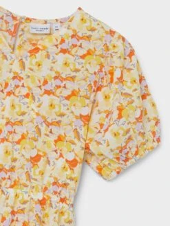 NAME IT Robes Robe Enfants Orange -Joli Mode Soldes Magasin 60587afa752e57331a3ef114cd718b9a