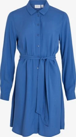 Vila Robes Fluides Robe-chemise Paya Femme Bleu