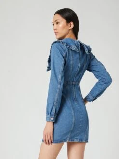 Robes Fluides Robe-chemise Vicky Femme Bleu -Joli Mode Soldes Magasin 61bd7931daa0afecb53e9df01b31c140