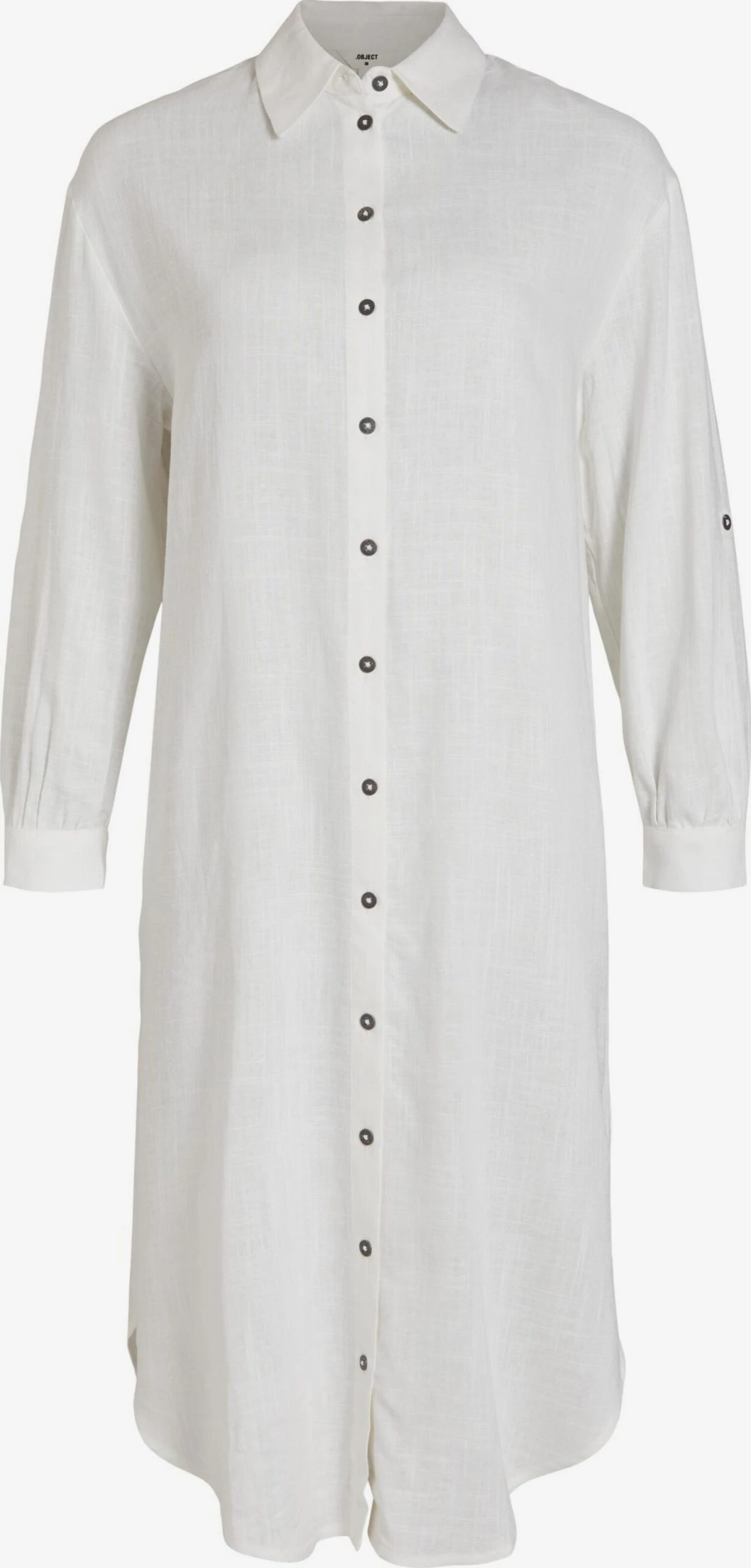 Object Robes Fluides Robe-chemise Solima Femme Blanc 3 Object Robes Fluides Robe-chemise Solima Femme Blanc