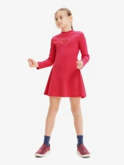 Desigual Robes Robe Enfants Rouge Vif 10 Desigual Robes Robe Enfants Rouge Vif -Joli Mode Soldes Magasin 63b13c35886dd16351636537d5067a2e
