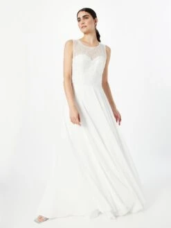 SWING Robes De Soirée Robe De Soirée Femme Ivoire -Joli Mode Soldes Magasin 6434088ca88d1d124e55946e99b50d8f