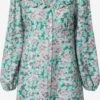 EDITED Robes Fluides Robe-chemise Lili Femme Vert / Jade / Vert Gazon -Joli Mode Soldes Magasin 67a810ced96e67b772218f98015956bd