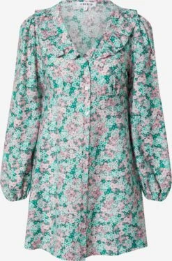 EDITED Robes Fluides Robe-chemise Lili Femme Vert / Jade / Vert Gazon