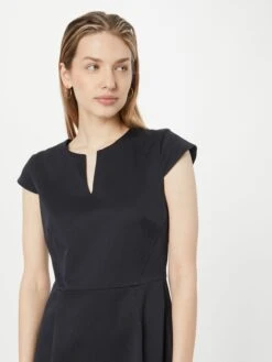 MORE&MORE Robes Fourreaux Robe Fourreau Femme Bleu Nuit -Joli Mode Soldes Magasin 67f96282c2cb94cebcedaef4fafa78f4