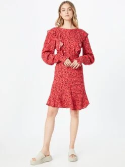 Scotch & Soda Robes Fluides Robe-chemise Femme Rouge / Melon 9 Scotch & Soda Robes Fluides Robe-chemise Femme Rouge / Melon -Joli Mode Soldes Magasin 693769fcb691e0e3b7824e6eaf42c6d2