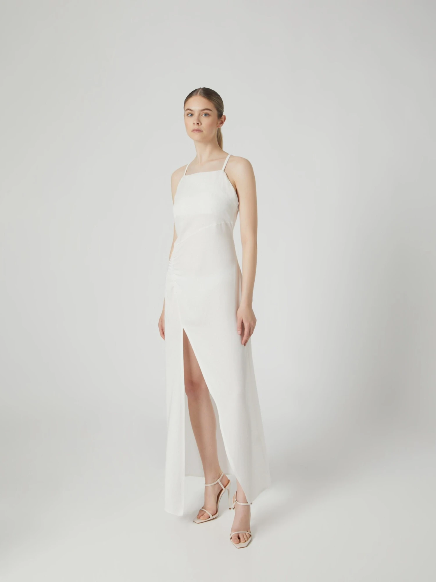 Robes De Soirée Robe De Soirée Louisa Femme Blanc Cassé 4 Robes De Soirée Robe De Soirée Louisa Femme Blanc Cassé – Image 2