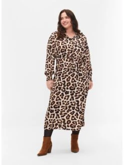 Zizzi Robes Fluides Robe-chemise Bella Femme Marron / Brun Foncé -Joli Mode Soldes Magasin 6bdfb3e3c73d022f22e3c9f8ba726119