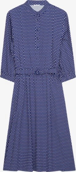 Seidensticker Robes Fluides Robe-chemise Schwarze Rose Femme Indigo