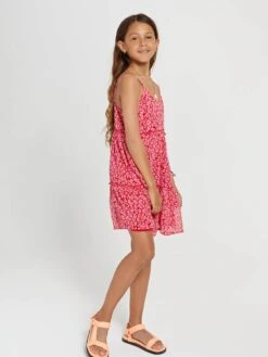 Shiwi Robes Robe JAKARTA Enfants Rouge -Joli Mode Soldes Magasin 6f24514fa342d761776f974fe1621bb6