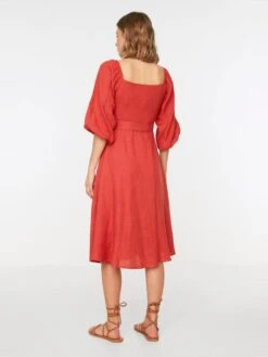 Trendyol Robes Fluides Robe-chemise Femme Rouille -Joli Mode Soldes Magasin 7207492b4ea279603145ee0258c99eaf