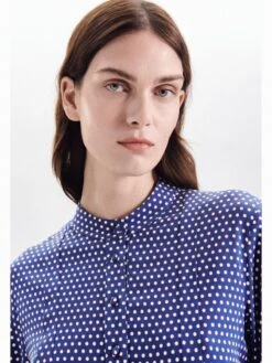 Seidensticker Robes Fluides Robe-chemise Schwarze Rose Femme Indigo -Joli Mode Soldes Magasin 73918b04987bb494ab3549824d2b632d