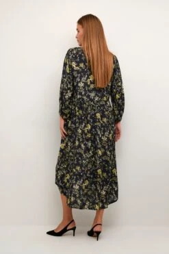 Kaffe Robes Fluides Robe-chemise Campa Femme Noir -Joli Mode Soldes Magasin 7450a94c70df0b2f56d21ae449e32c5b