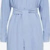 Selected Femme Robes Fluides Robe-chemise Viva-Tonia Femme Bleu Clair -Joli Mode Soldes Magasin 760e41d86092149fda06211c6cf1dd36