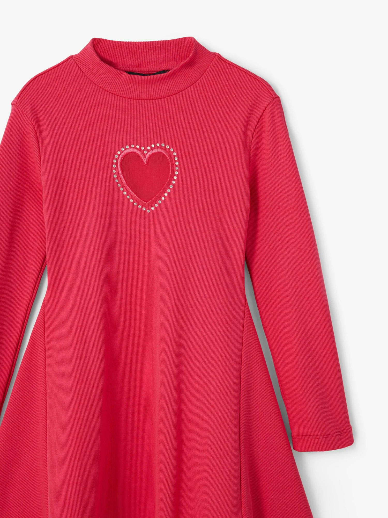 Desigual Robes Robe Enfants Rouge Vif 7 Desigual Robes Robe Enfants Rouge Vif – Image 5