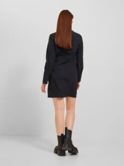 JJXX Robes Fluides Robe-chemise Zonya Femme Noir -Joli Mode Soldes Magasin 78f1dba1d95aeedbe4c1942343986f58