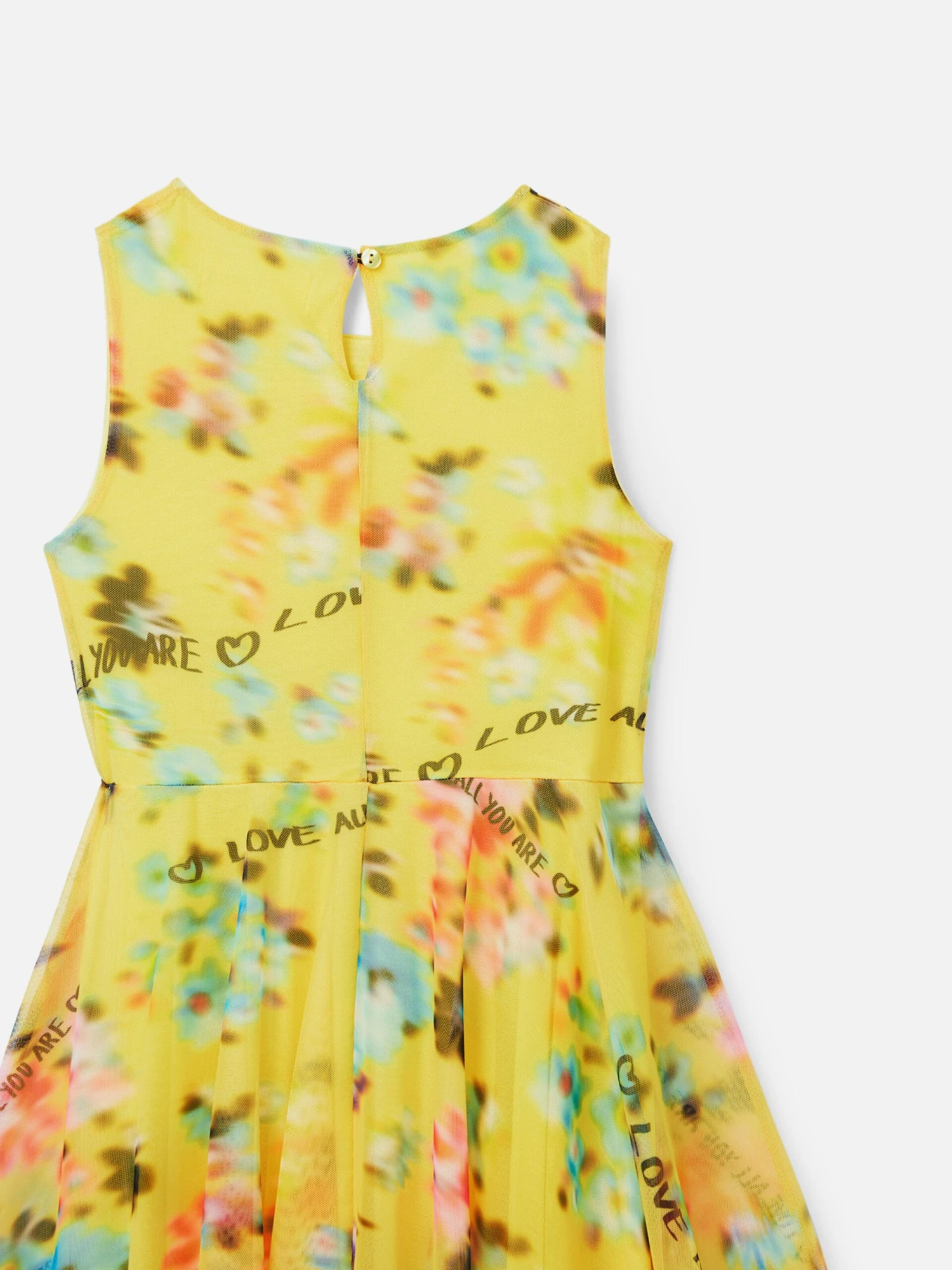 Desigual Robes Robe GARDENIA Enfants Citron Vert 5 Desigual Robes Robe GARDENIA Enfants Citron Vert – Image 3