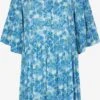 MbyM Robes Fluides Robe-chemise Agafia Femme Bleu Roi / Bleu Clair