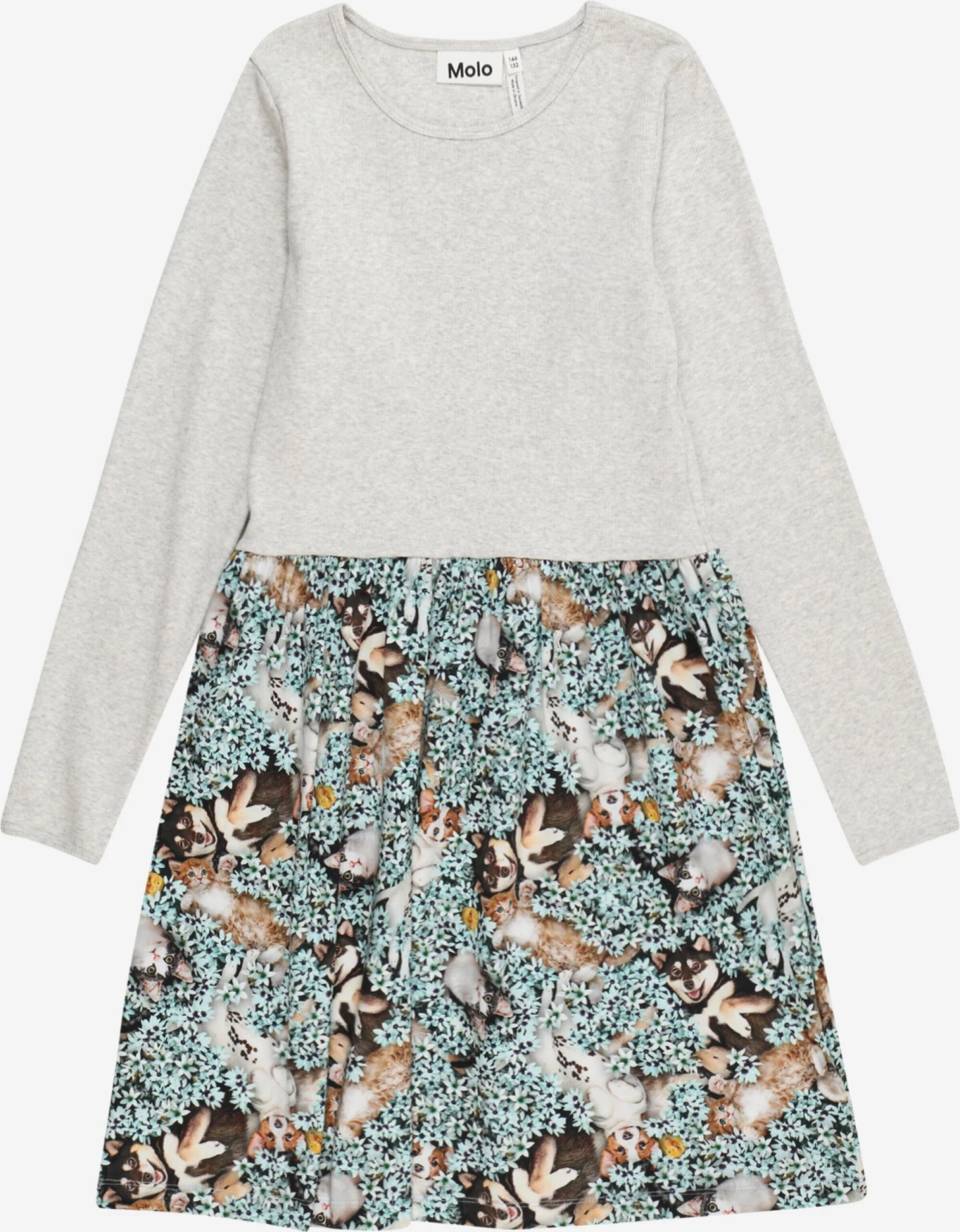 Molo Robes Robe Credence Enfants Gris 3 Molo Robes Robe Credence Enfants Gris
