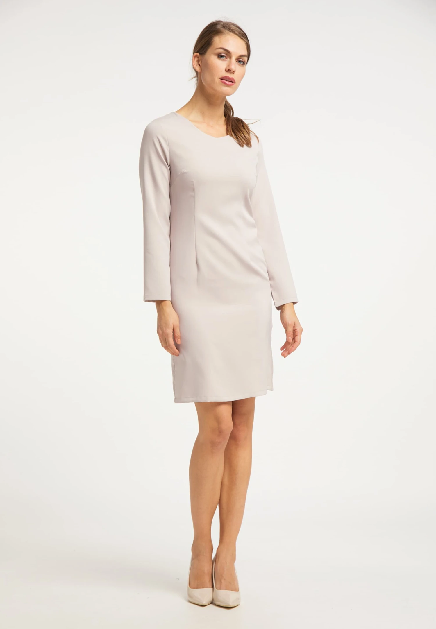 Robes Fourreaux Robe Fourreau Femme Gris Clair 6 Robes Fourreaux Robe Fourreau Femme Gris Clair – Image 4