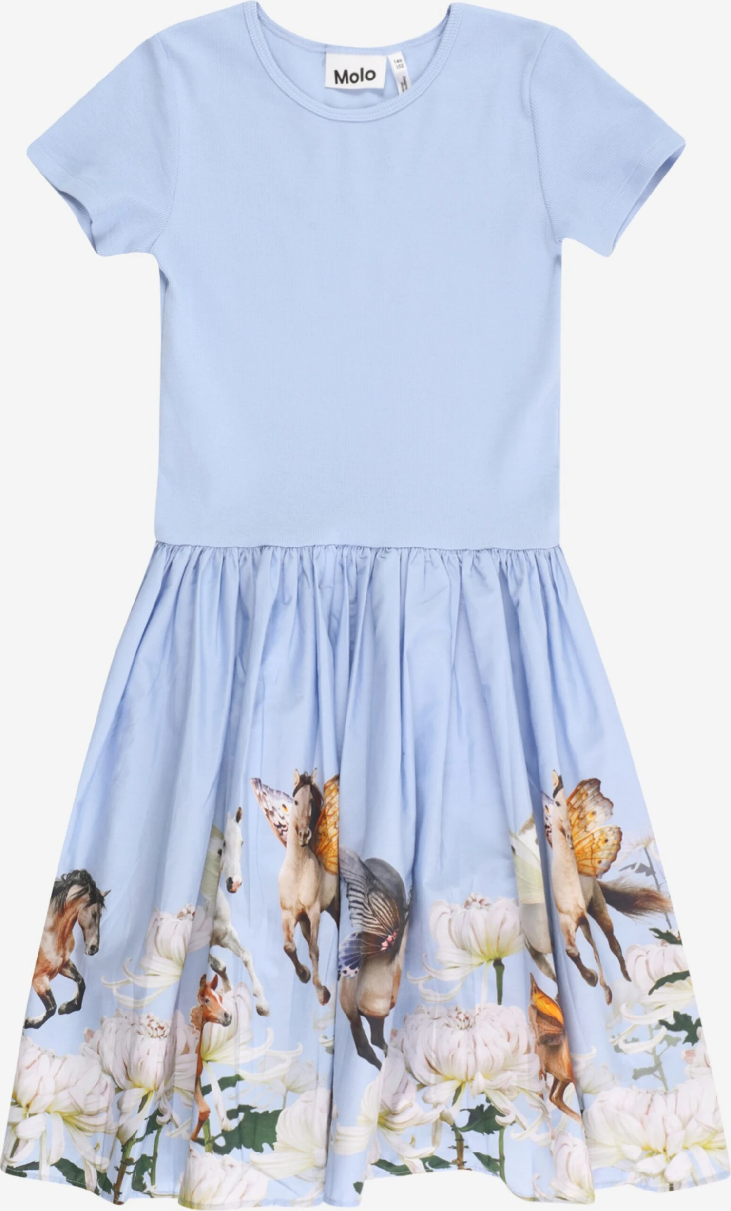 Molo Robes Robe Cissa Enfants Bleu Clair 3 Molo Robes Robe Cissa Enfants Bleu Clair