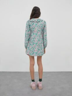 EDITED Robes Fluides Robe-chemise Lili Femme Vert / Jade / Vert Gazon -Joli Mode Soldes Magasin 832db00354cdf84fcb1cc8cad301e517